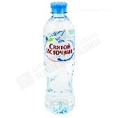 Вода питьевая артезианская "Святой Источник" негаз. 0,5л пэт