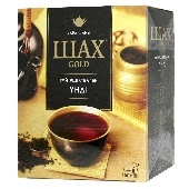 Чай "Шах" Голд пакет. черный Индийский 100пак*2г с/я