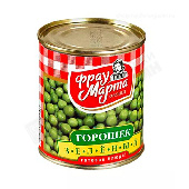 Горошек зеленый "Фрау Марта" 310г ж/б