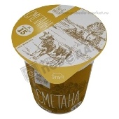 Сметана "Мишарское" 15% 350г п/ст