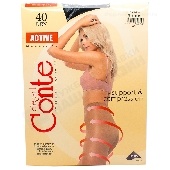 Колготки "Конте" Актив 40д р.4 черн. с эффект. утяжки