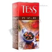 Чай "Тесс" пакет. черный Плэжа шиповник/яблоко/цветы/фрукты 25пак.*1,5г