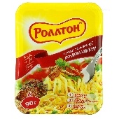 Лапша "Роллтон" По-домашнему с говядиной  90г (тарелка)