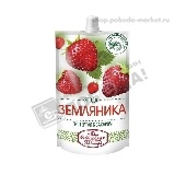 Ягода протертая с сахаром "Сибирская ягода" земляника 280г д/п Сава