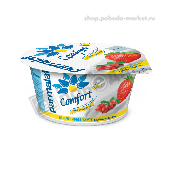 Йогурт "Пармалат" Комфорт 3% 130г б/лакт. клубника-шиповник п/ст