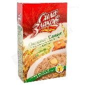 Хлопья "Сила Злаков" овсяные с отрубями б/варки 400г кор. Кунцево