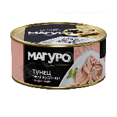 Тунец "Магуро" желтоперый филе-кусочки натуральный 170г ж/б ключ