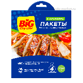 Пакеты д/запекания "Биг Сити Лайф" с клипсами 30*40 4шт