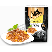 Корм д/кошек "Шеба" курица ломтики в желе 75г