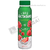 Биойогурт "АктиБио" питьевой 1,5% 260г клубника/земляника бут.