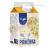 Ряженка "ЛюбиМое" 2,5% 450г п/п