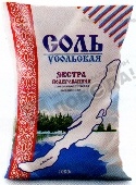 Соль "Усольская" 1кг Экстра (пакет)