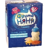 Кашка молоч. жидкая "Фруто Няня" 200г 3 злака б/сахара т/п с 6 мес.
