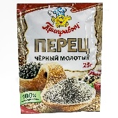 Перец "Приправыч" черный молотый 25г