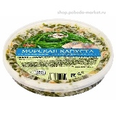 Морская капуста шинков.маринов.с майонезом и сельдью т/о соленой филе рубленым 200г Кромфиш