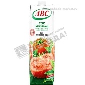 Сок "АВС" 1л Томатный с мякотью с сахаром и солью