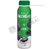 Биойогурт "АктиБио" питьевой 1,5% 260г чернослив бут.