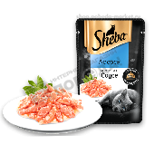 Корм д/кошек "Шеба" лосось ломтики в соусе 75г
