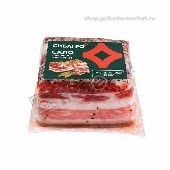 Сало с перцем и чесноком соленое охл. 300г в/у Сибагро