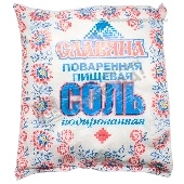 Соль "Славяна" 1кг йодированная