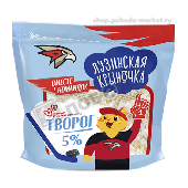 Творог "Лузинская Крыночка" 5% 200г пакет