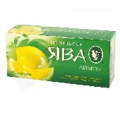 Чай "Принцесса Ява" пакет. зеленый С лимоном 25пак*1,5г