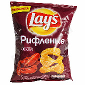 Чипсы "Лейс" рифленые Лобстер 140г м/у