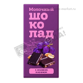 Шоколад молочный с арахисом и изюмом 80г Фрут Колекшн