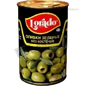 Оливки "Лорадо" зеленые б/к 314мл ж/б