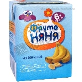 Нектар "Фруто Няня" банан с мякотью 200мл т/п с 6 мес.