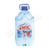 Вода питьевая артезианская "Святой Источник" негаз. 5л пэт