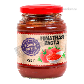 Паста томатная "Точка Вкуса" ТУ 25% 270г ст/б