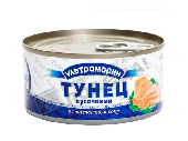 Тунец "Ультрамарин" кусочками в с/с 185г ж/б