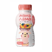 Йогурт "Мама Лама" питьевой 2,5% 180г клубника/банан бут.