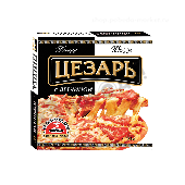 Пицца "Цезарь" с ветчиной 420г Морозко