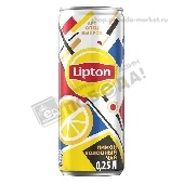 Напиток негаз. "Холодный чай Липтон" 0,25л ж/б Лимон