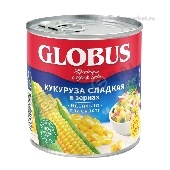 Кукуруза "Глобус" сладкая в в/у 340г ж/б