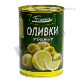 Оливки "Барко" с лимоном 280г ж/б
