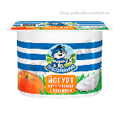 Йогурт "Простоквашино" 2,9% 110г персик п/ст