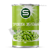 Горошек зеленый "СМАРТ" 300г ж/б