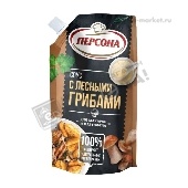 Соус майонезный "Персона" 25% 220мл С лесными грибами д/п