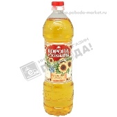 Масло подсолн. "Корона изобилия" нераф. 0,87л