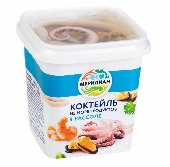 Коктейль из морепродуктов в рассоле 270г "Меридиан"
