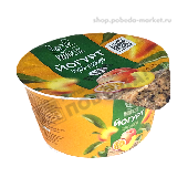 Йогурт фруктовый 2,5% 125г персик-маракуйя п/ст ТМ Мишарское