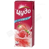 Коктейль "Чудо" 2% 200мл клубника стерил. т/п