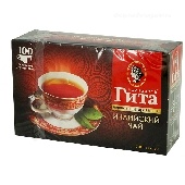 Чай "Принцесса Гита" пакет. черный 100пак*2г с/я