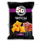 Чипсы пшеничные "5Д" бекон 45г