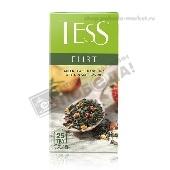 Чай "Тесс" пакет. зеленый Флирт с ароматом белого персика/клубники 25пак.*1,5г